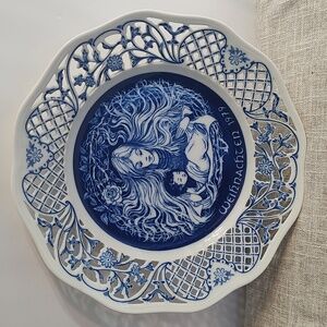 Christmas Plate 1979 Schumann Imperial Series Liebling 1st Edition Kinderliebe